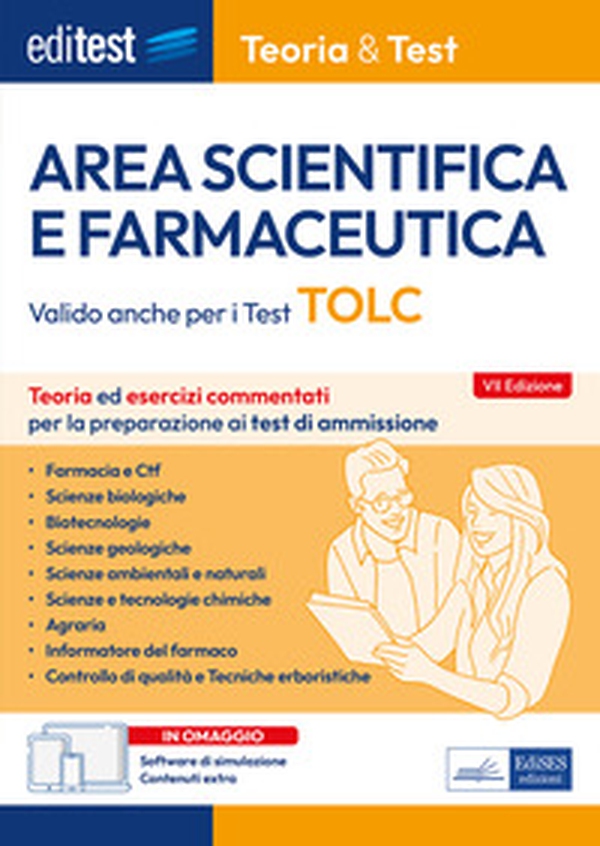 EdiTEST. Area scientifica e farmaceutica. Teoria & test. Nozioni teoriche ed esercizi commentati per la preparazione ai test di accesso - Librerie.coop EdiTEST. Area scientifica e farmaceutica. Teoria & test. Nozioni teoriche ed esercizi commentati per la preparazione ai test di accesso - Librerie.coop