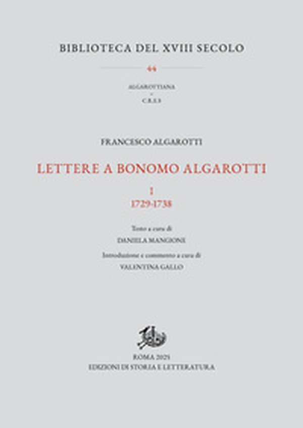 Lettere a Bonomo Algarotti - Vol. 1 - Librerie.coop Lettere a Bonomo Algarotti - Vol. 1 - Librerie.coop