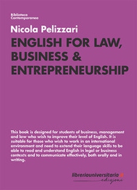 English for Law, Business & Entrepreneurship - Librerie.coop