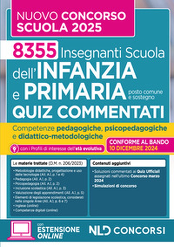 Quiz commentati per il nuovo Concorso per la Scuola dell'Infanzia e primaria 2024 - Librerie.coop Quiz commentati per il nuovo Concorso per la Scuola dell'Infanzia e primaria 2024 - Librerie.coop