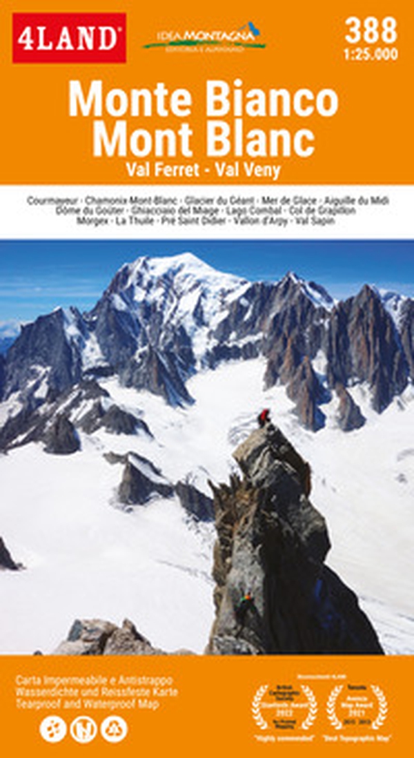 Monte Bianco-Mont Blanc. Val Ferret-Val Veny 1:25.000 - Librerie.coop Monte Bianco-Mont Blanc. Val Ferret-Val Veny 1:25.000 - Librerie.coop