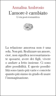 L'amore è cambiato - Librerie.coop L'amore è cambiato - Librerie.coop