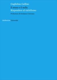 Il senso e il nulla - Librerie.coop Il senso e il nulla - Librerie.coop
