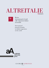 Altreitalie. Rivista internazionale di studi sulle popolazioni di origine italiana nel mondo - Vol. 70 - Librerie.coop Altreitalie. Rivista internazionale di studi sulle popolazioni di origine italiana nel mondo - Vol. 70 - Librerie.coop