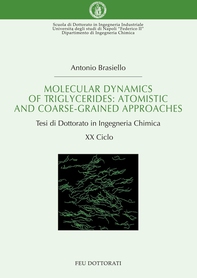 Molecular Dynamics of Triglycerides: Atomistic and Coarse-Grained Approaches - Librerie.coop