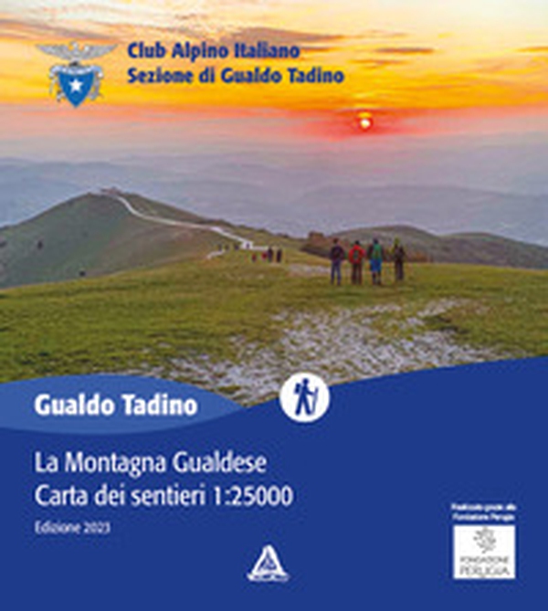 La Montagna Gualdese. Gualdo tadino. Carta dei sentieri scala 1:25000 - Librerie.coop