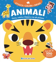 Animali. Gioca, colora e impara con gli stickers. Con adesivi - Librerie.coop