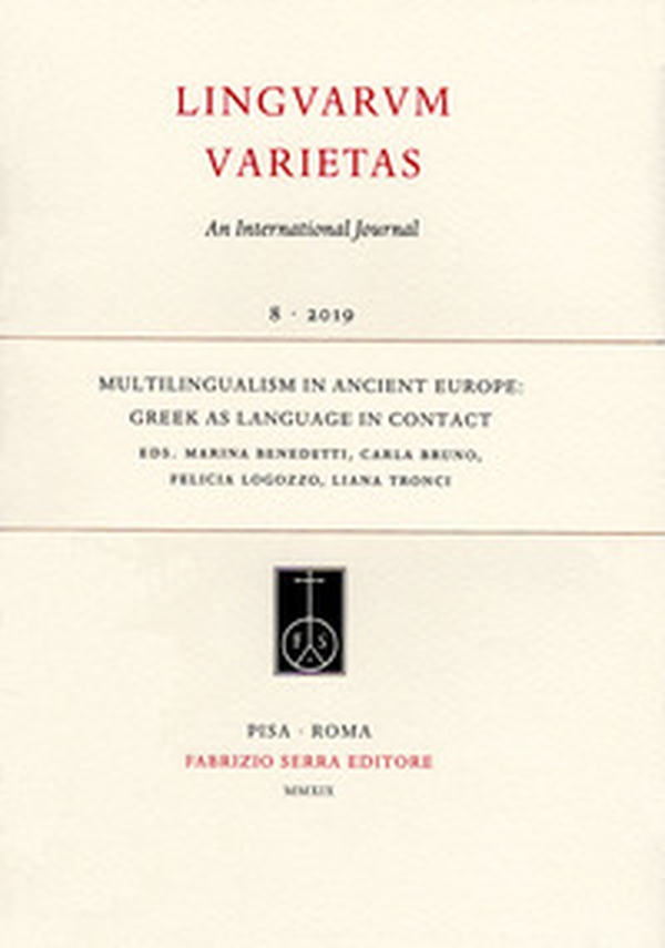 Multilingualism in ancient Europe: Greek as language in contact - Librerie.coop Multilingualism in ancient Europe: Greek as language in contact - Librerie.coop