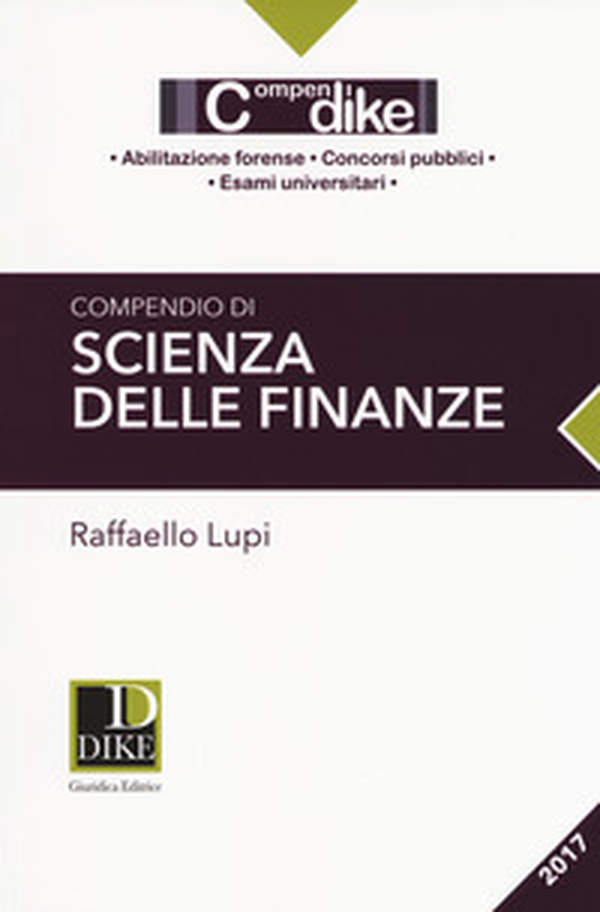 Compendio di scienza delle finanze - Librerie.coop Compendio di scienza delle finanze - Librerie.coop