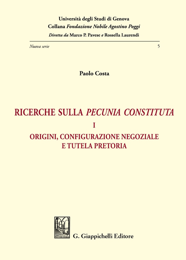 Ricerche sulla pecunia constituta - Librerie.coop