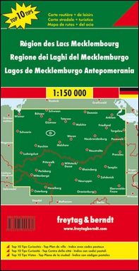 Mecklenburgische Seenplatte 1:150.000 - Librerie.coop