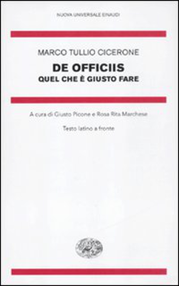 De officiis. Quel che è giusto fare. Testo latino a fronte - Librerie.coop De officiis. Quel che è giusto fare. Testo latino a fronte - Librerie.coop