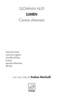 Lumen. Cenere oltremare - Librerie.coop