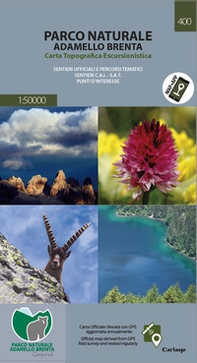 Parco naturale Adamello Brenta. Carta topografica escursionistica - Librerie.coop