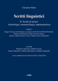 Scritti linguistici - Vol. 2\2 - Librerie.coop