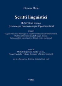 Scritti linguistici - Vol. 2\2 - Librerie.coop Scritti linguistici - Vol. 2\2 - Librerie.coop