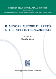 Il minore autore di reato negli atti internazionali - Librerie.coop