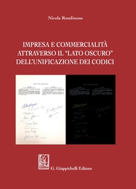 Impresa e commercialità attraverso il "lato oscuro" dell'unificazione dei codici - e-Book - Librerie.coop