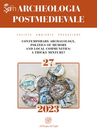 Archeologia postmedievale. Società, ambiente, produzione - Vol. 27 - Librerie.coop