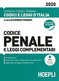 Codice penale e leggi complementari - Librerie.coop Codice penale e leggi complementari - Librerie.coop