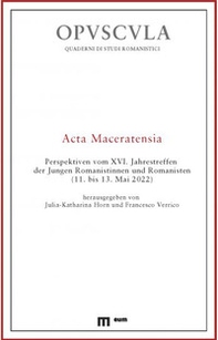 Acta maceratensia - Librerie.coop