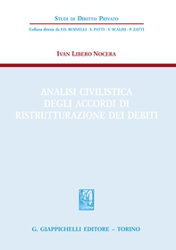 Analisi civilistica degli accordi di ristrutturazione dei debiti - Librerie.coop