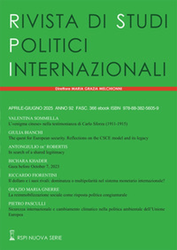 Rivista di studi politici internazionali - Vol. 2 - Librerie.coop