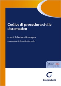 Codice di procedura civile sistematico - Librerie.coop Codice di procedura civile sistematico - Librerie.coop