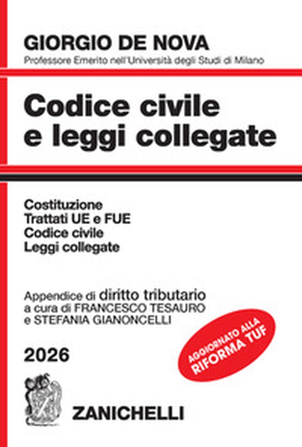 Codice civile e leggi collegate 2025. Con appendice di diritto tributario - Librerie.coop