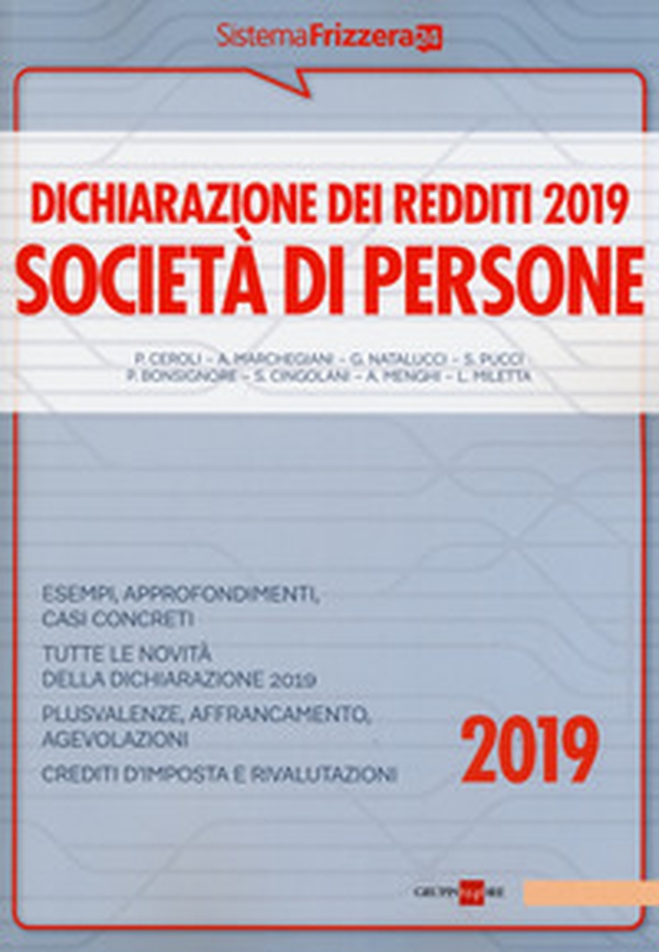 Dichiarazione dei redditi 2019. Società di persone - Librerie.coop Dichiarazione dei redditi 2019. Società di persone - Librerie.coop