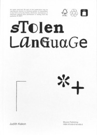 Judith Kakon: Stolen Language. Ediz. inglese e tedesca - Librerie.coop