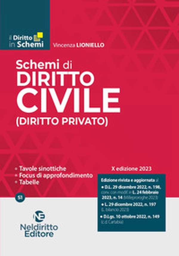Schemi di diritto civile (diritto privato) - Librerie.coop Schemi di diritto civile (diritto privato) - Librerie.coop