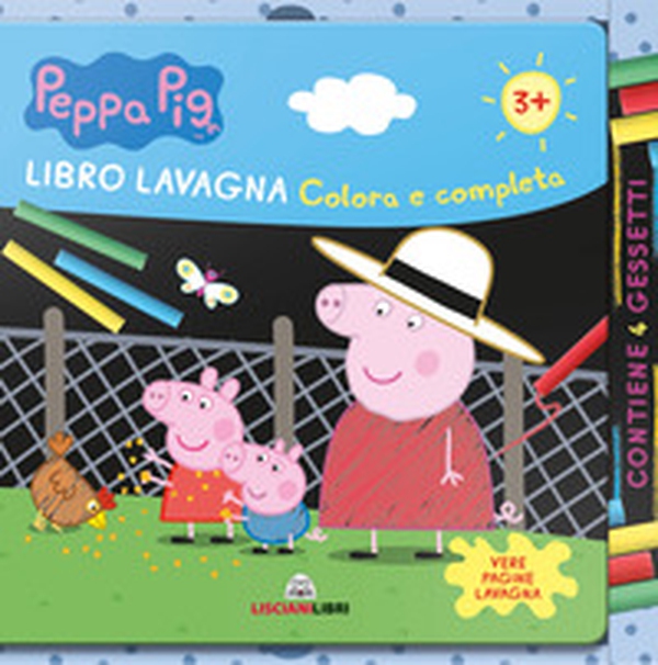 Completa e colora con Peppa Pig. Libro lavagna - Librerie.coop Completa e colora con Peppa Pig. Libro lavagna - Librerie.coop