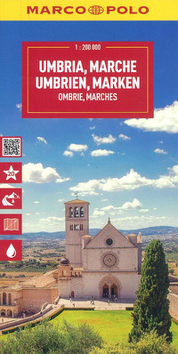 Umbria, Marche 1:200.000 - Librerie.coop