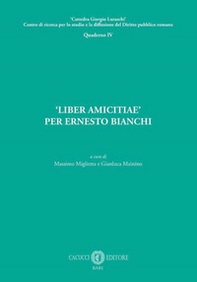 «Liber amicitiae» per Ernesto Bianchi - Librerie.coop