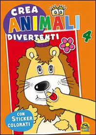 Crea animali divertenti. Con adesivi - Vol. 4 - Librerie.coop