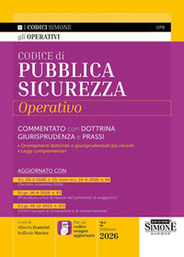 Codice di pubblica sicurezza operativo - Librerie.coop