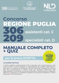 Concorso Regione Puglia 2022: Manuale Completo. Quiz per 209 Specialisti cat. D. 306 Assistenti Cat. CVari profili - Librerie.coop
