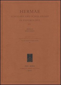 Hermae. Scholars and scholarship in papyrology - Vol. 3 - Librerie.coop