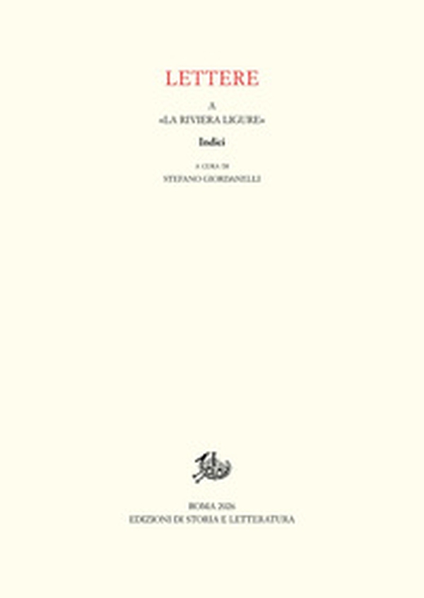 Lettere a «La Riviera Ligure». Indici - Librerie.coop