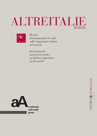 Altreitalie. Rivista internazionale di studi sulle popolazioni di origine italiana nel mondo - Vol. 61 - Librerie.coop Altreitalie. Rivista internazionale di studi sulle popolazioni di origine italiana nel mondo - Vol. 61 - Librerie.coop