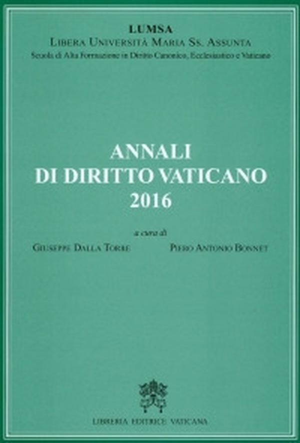 Annali di diritto vaticano - Librerie.coop Annali di diritto vaticano - Librerie.coop