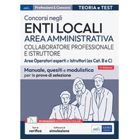 Concorso Enti Locali Area Amministrativa Collaboratore professionale e Istruttore - Aree Operatori esperti e Istruttori (ex cat. B e C) - Librerie.coop