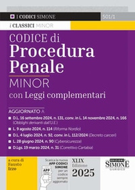 Codice di procedura penale. Leggi complementari. Ediz. minor - Librerie.coop Codice di procedura penale. Leggi complementari. Ediz. minor - Librerie.coop