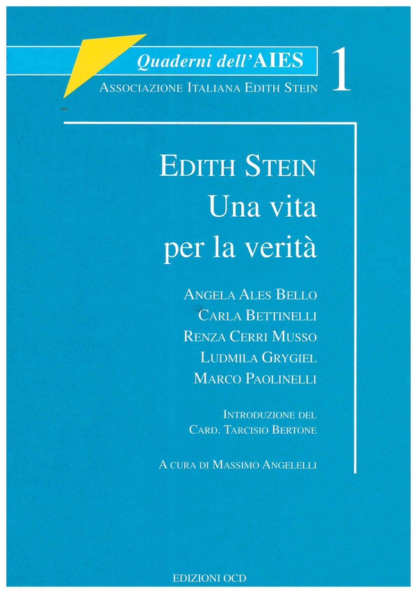 Edith Stein - Librerie.coop Edith Stein - Librerie.coop