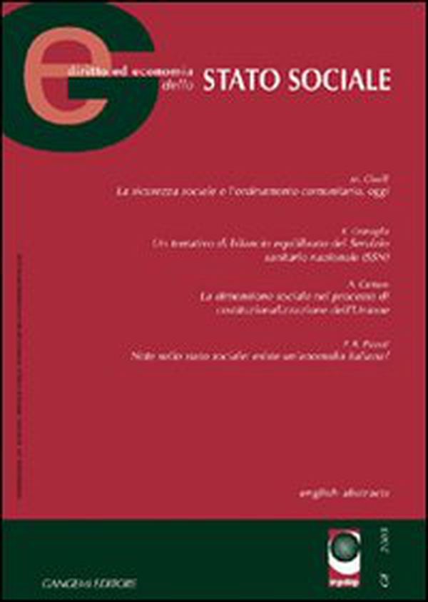 GE. Diritto ed economia dello Stato sociale (2003) - Vol. 6 - Librerie.coop GE. Diritto ed economia dello Stato sociale (2003) - Vol. 6 - Librerie.coop