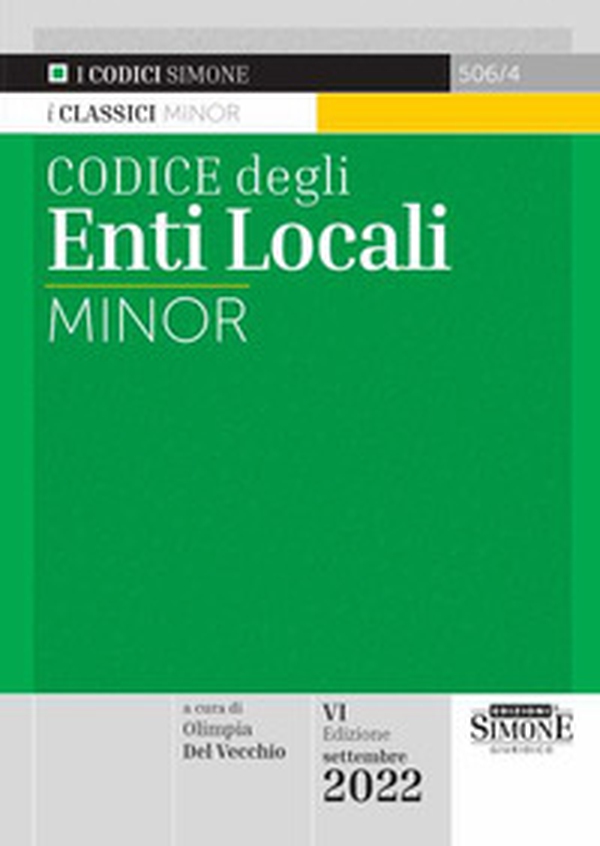 Codice degli enti locali. Ediz. minor - Librerie.coop Codice degli enti locali. Ediz. minor - Librerie.coop