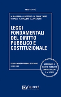 Leggi fondamentali del diritto pubblico e costituzionale - Librerie.coop