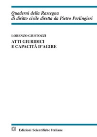 Atti giuridici e capacità d'agire - Librerie.coop