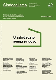 Sindacalismo. Rivista di studi sull'innovazione e sulla rappresentanza del lavoro nella società globale - Librerie.coop